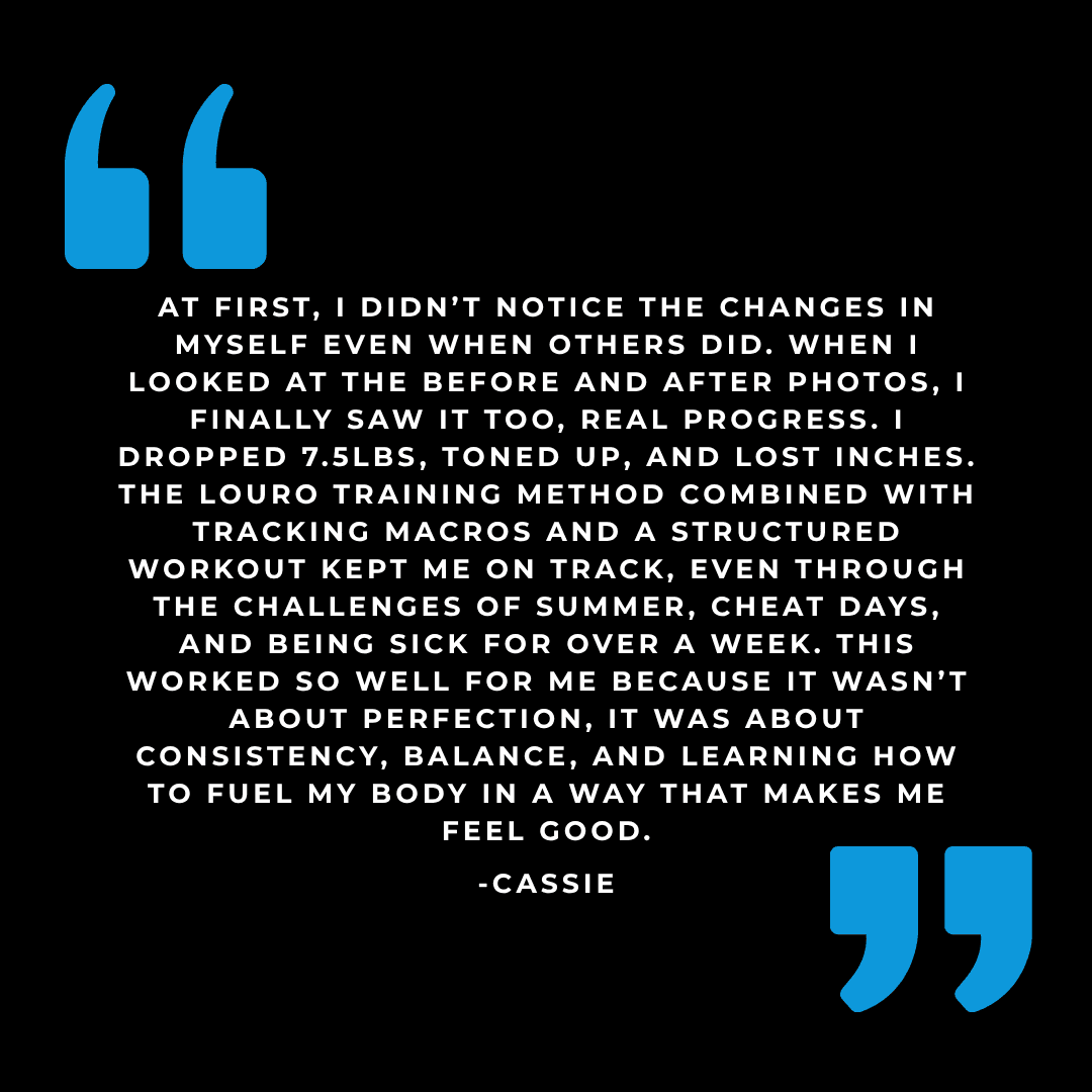 Cassie testimonial