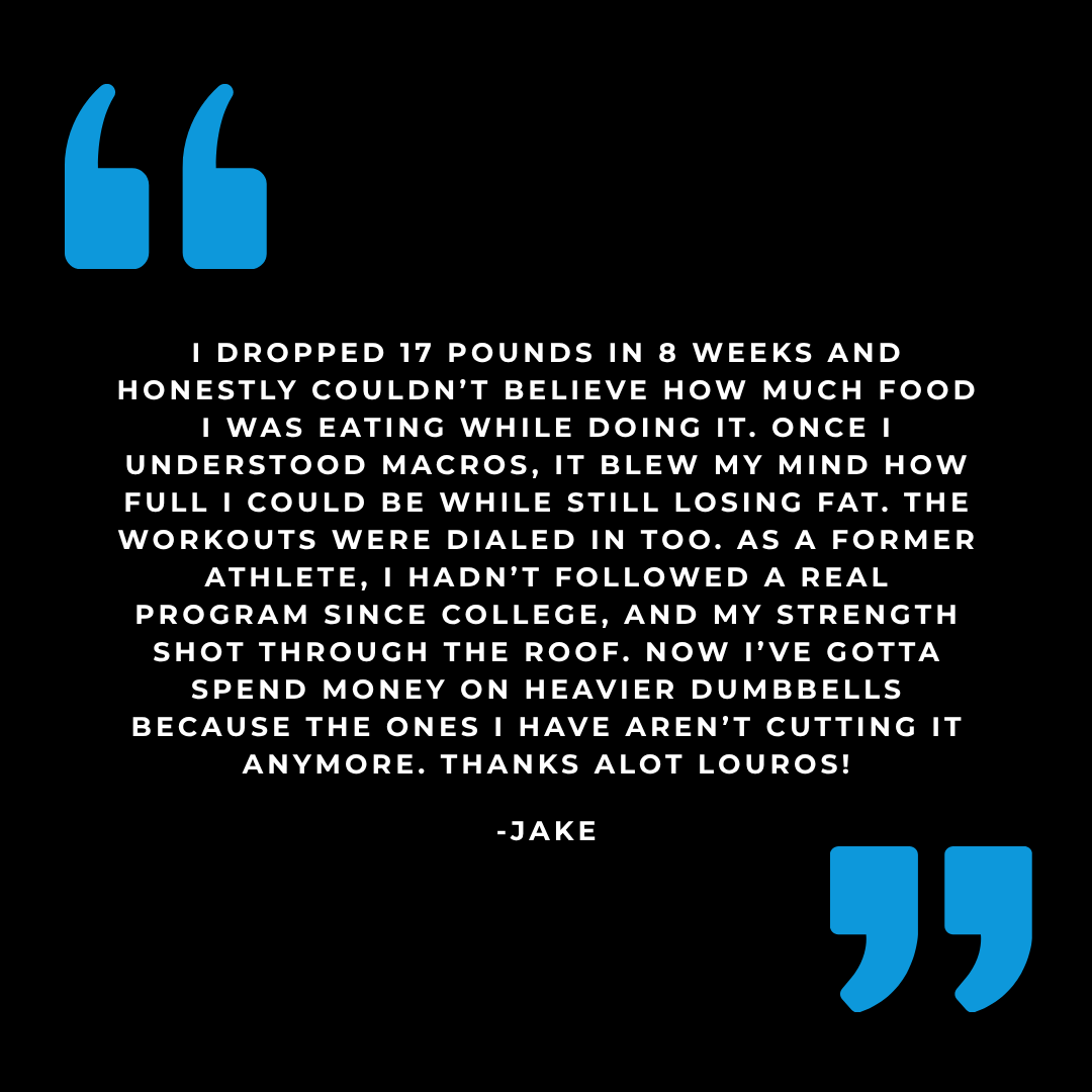 Jake L. testimonial